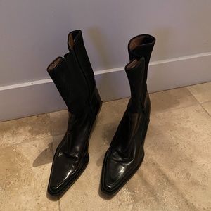 Italian Ankle cowboy style boots